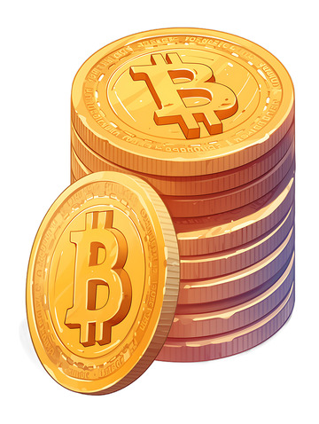 金融纸币金币数字货币比特币