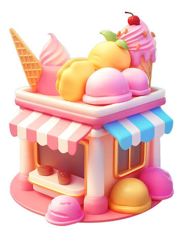 夏日冰淇淋店