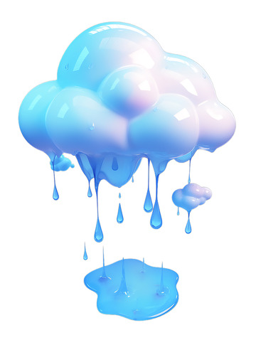 天气下雨云图标ICON