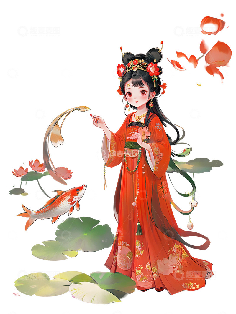 高清大图下载【趣麦麦图】扁平风 花草 绿色 花边