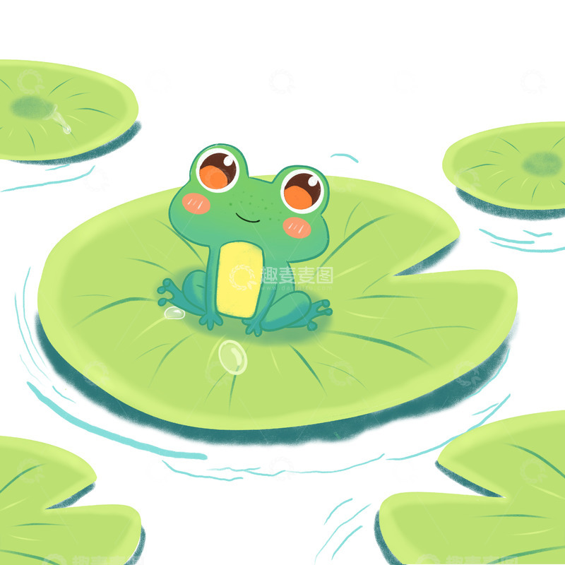 夏至小暑大暑处暑池塘里的青蛙