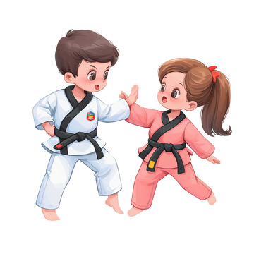 暑假兴趣班跆拳道运动健身