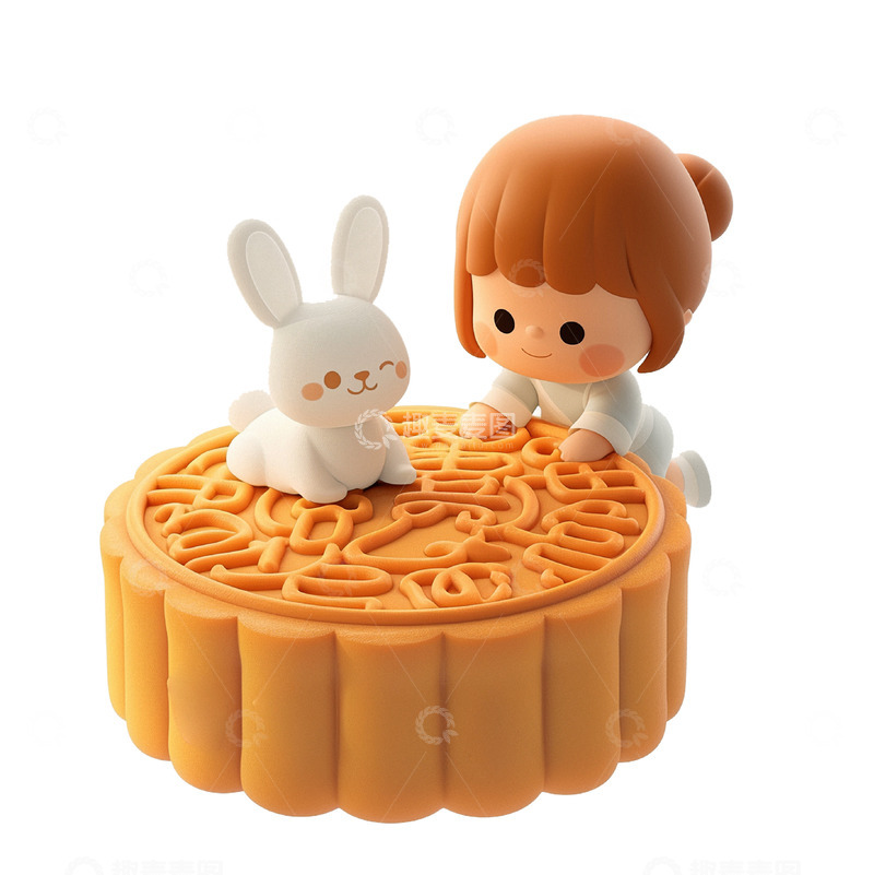 高清大图下载【趣麦麦图】月饼素材糕点美食