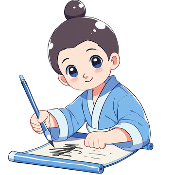 暑假兴趣班儿童书法写毛笔字