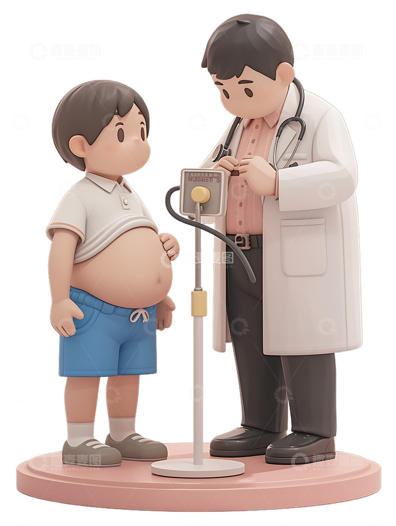 高清大图下载【趣麦麦图】体检医院医生患者