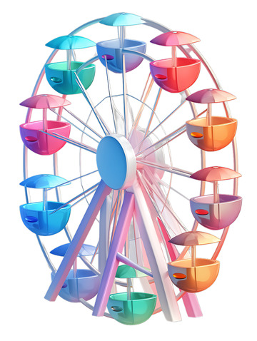 卡通玩具摩天轮乐园2
