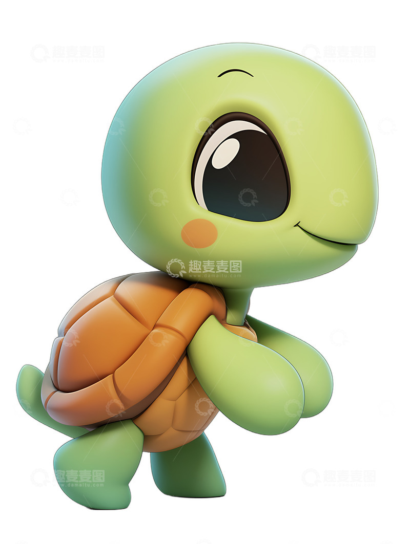 高清大图下载【趣麦麦图】海龟卡通动物海洋2