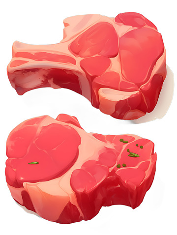 猪肉排肉排美食