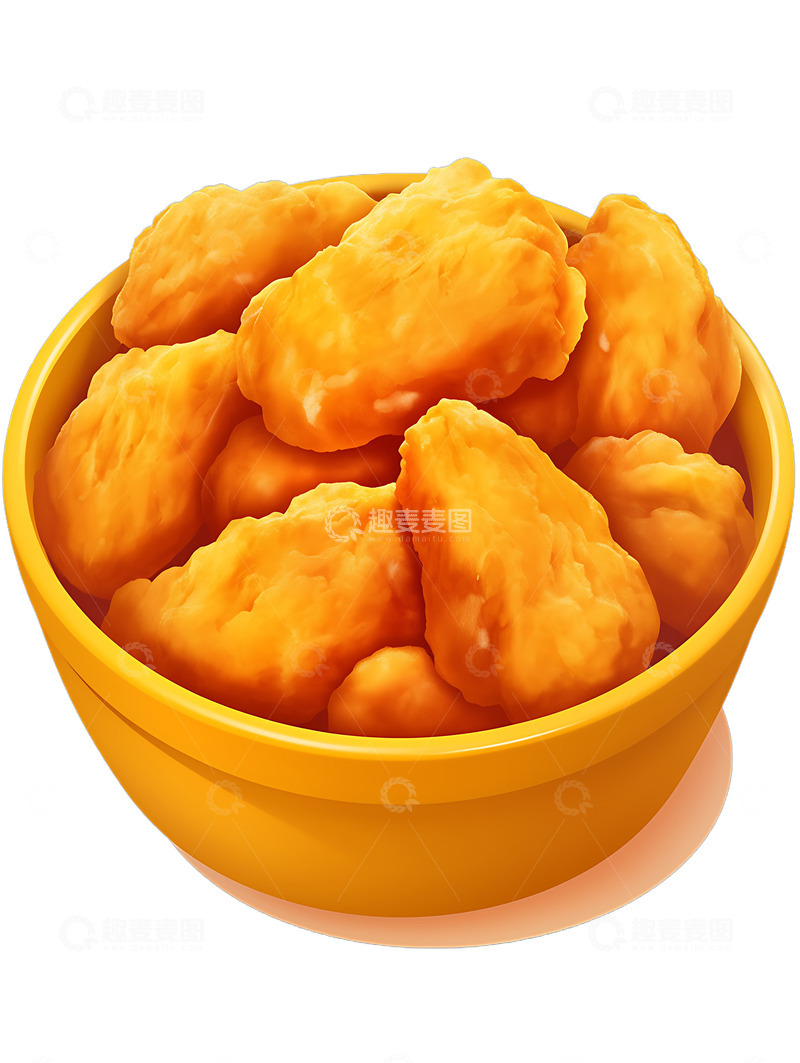 高清大图下载【趣麦麦图】炸鸡美食鸡块全家桶美食