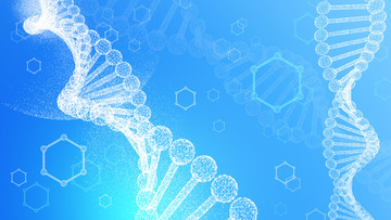 生物基因DNA医疗化学大分子科技海报背景