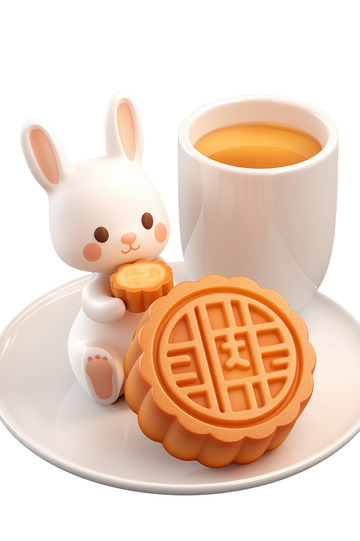 中秋佳节欢度中秋元素