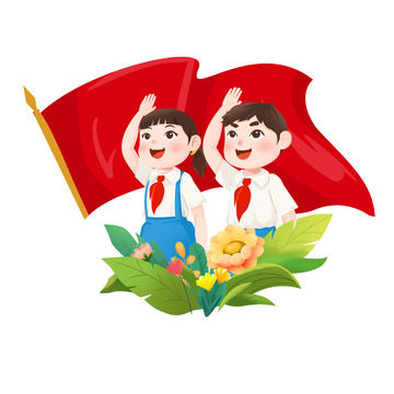 少先队员敬礼