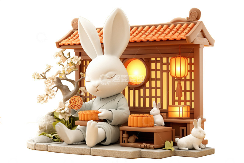 高清大图下载【趣麦麦图】中秋节传统节日素材