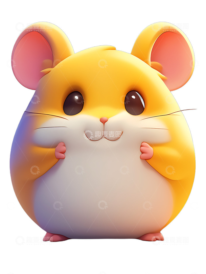 高清大图下载【趣麦麦图】仓鼠卡通可爱