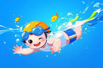 儿童游泳暑期培训