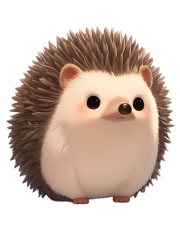 刺猬动物卡通