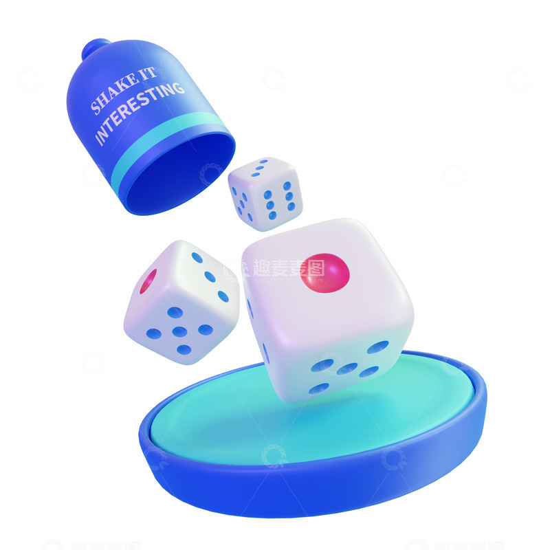 骰盅骰子色子游戏道具
