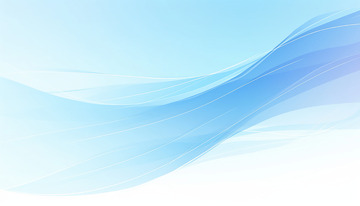 蓝白色渐变波浪线条背景图