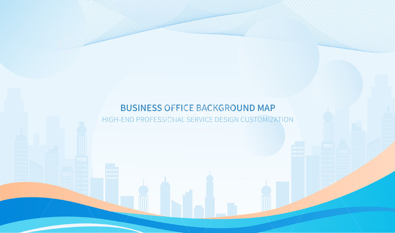 源文件下载【趣麦麦图】简约蓝色商务互联网线条装饰背景