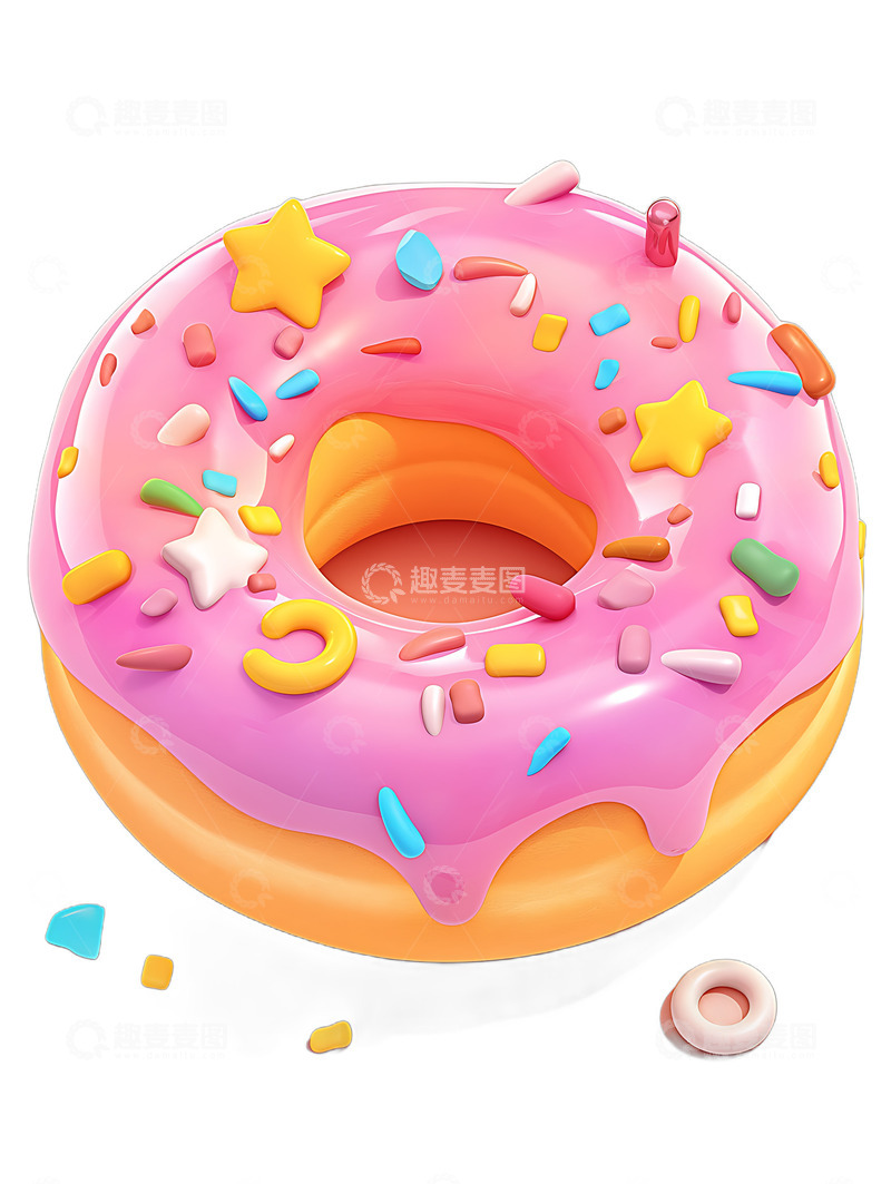 高清大图下载【趣麦麦图】甜甜圈面包蛋糕甜点