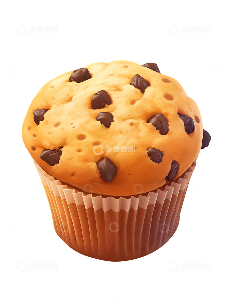 麦芬蛋糕美食卡通