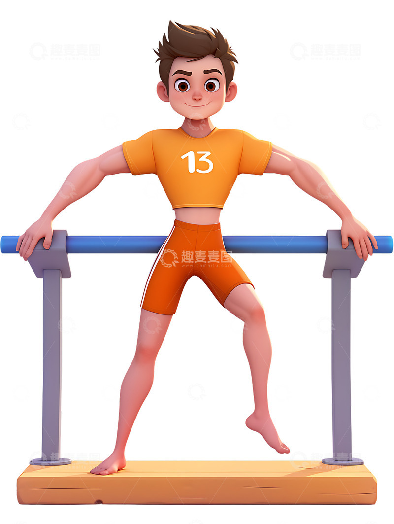 高清大图下载【趣麦麦图】体操运动员奥运会体操