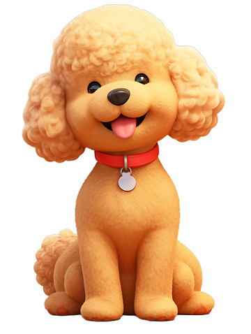 毛毛狗小狗宠物泰迪贵宾犬