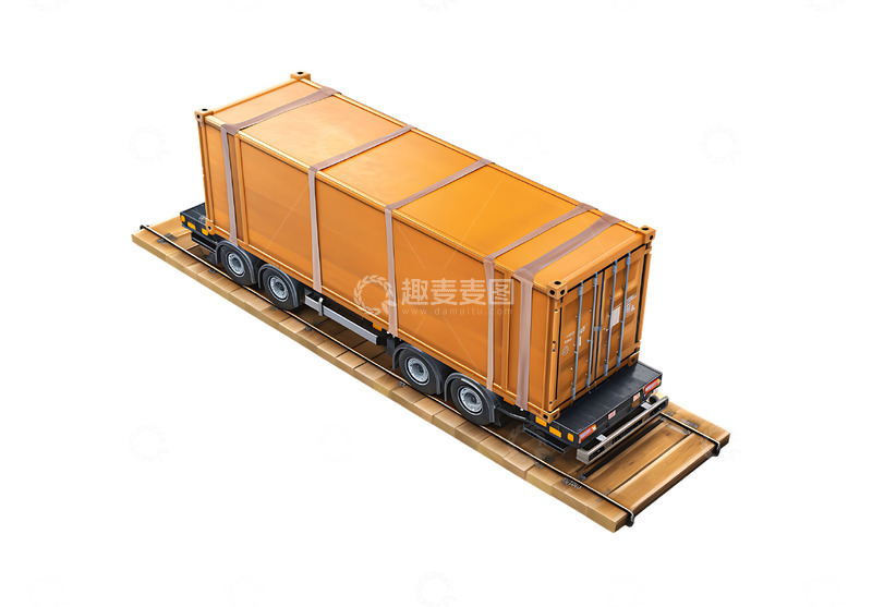 高清大图下载【趣麦麦图】货车重型卡车车厢