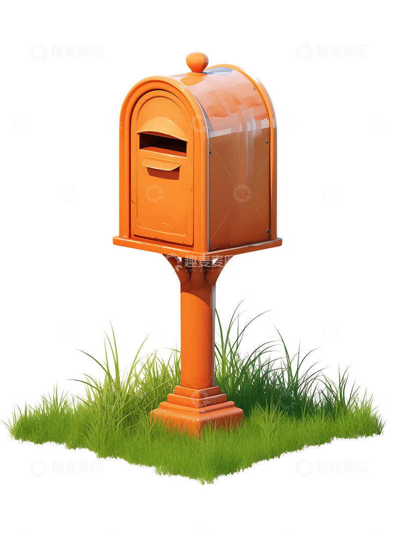 高清大图下载【趣麦麦图】卡通邮箱3D造型