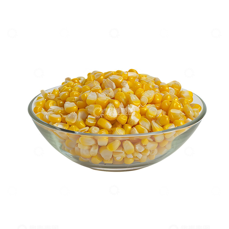 高清大图下载【趣麦麦图】一碗玉米粮食