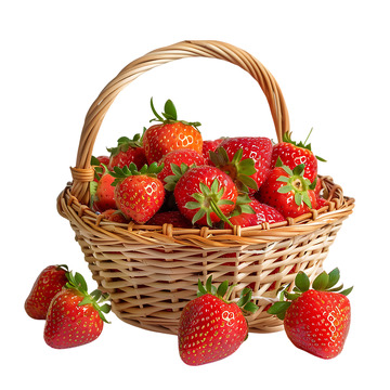 果篮一篮草莓