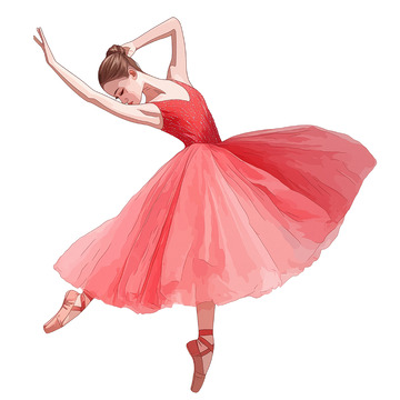 艺术舞者优雅的舞者