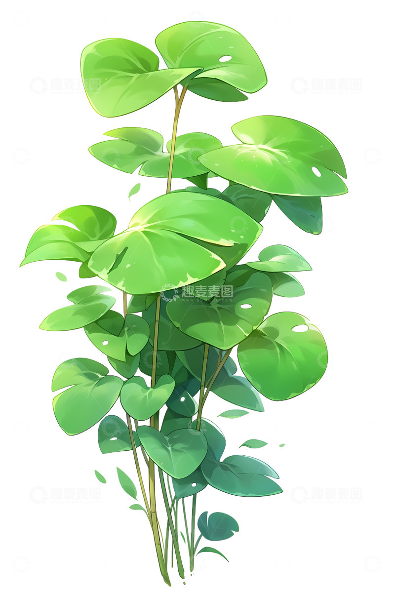 高清大图下载【趣麦麦图】绿色小清新植物