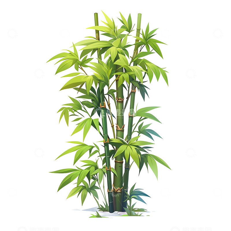 高清大图下载【趣麦麦图】中国风竹元素
