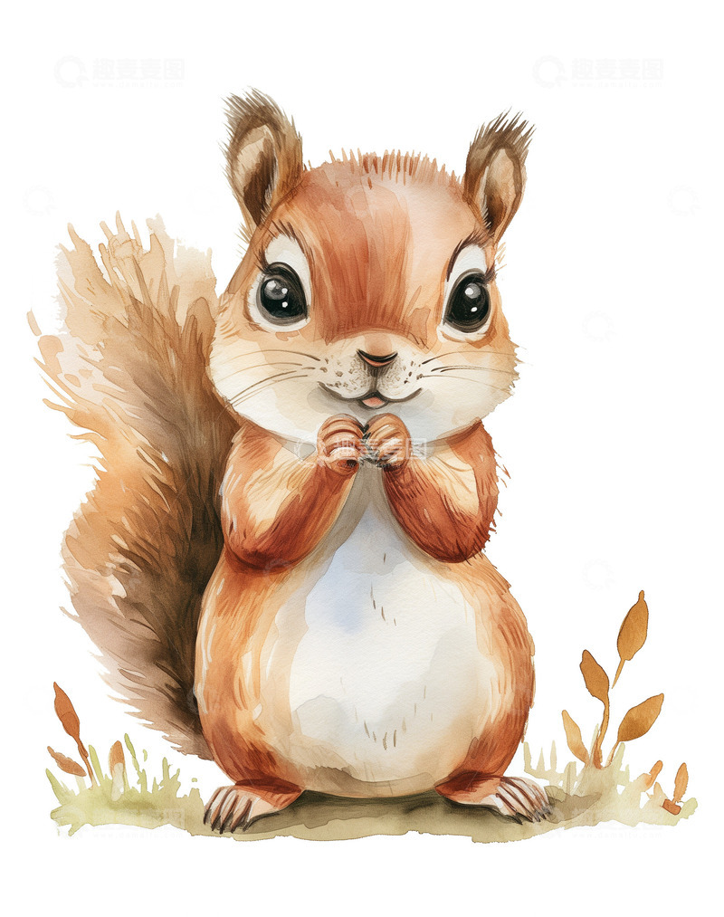 高清大图下载【趣麦麦图】可爱的小松鼠