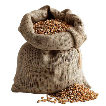 装满粮食的袋子