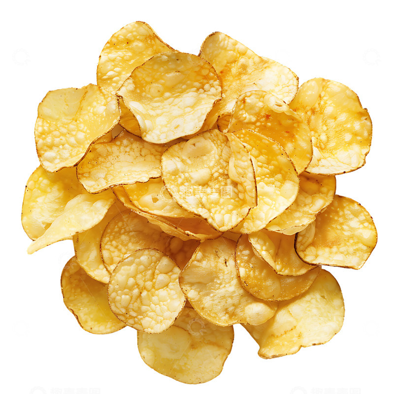 高清大图下载【趣麦麦图】薯片美食零食