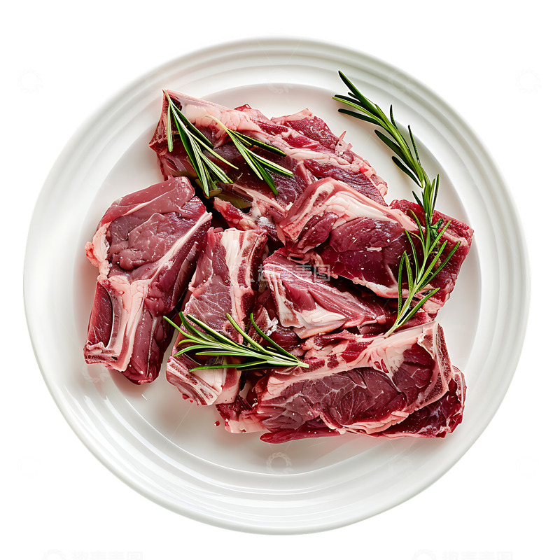 高清大图下载【趣麦麦图】一盘羊肉肉类