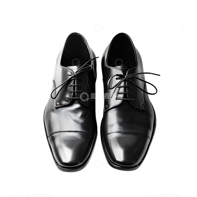 高清大图下载【趣麦麦图】黑色皮鞋鞋子