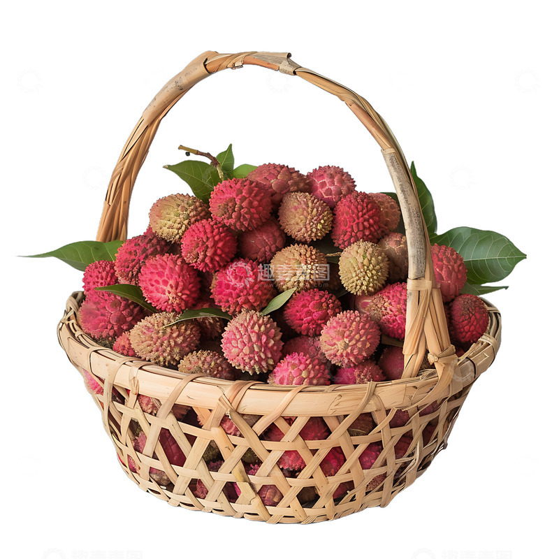高清大图下载【趣麦麦图】荔枝水果一篮