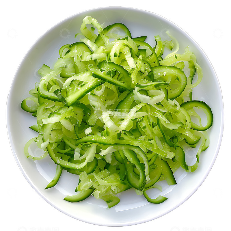 高清大图下载【趣麦麦图】-黄瓜丝一盘蔬菜