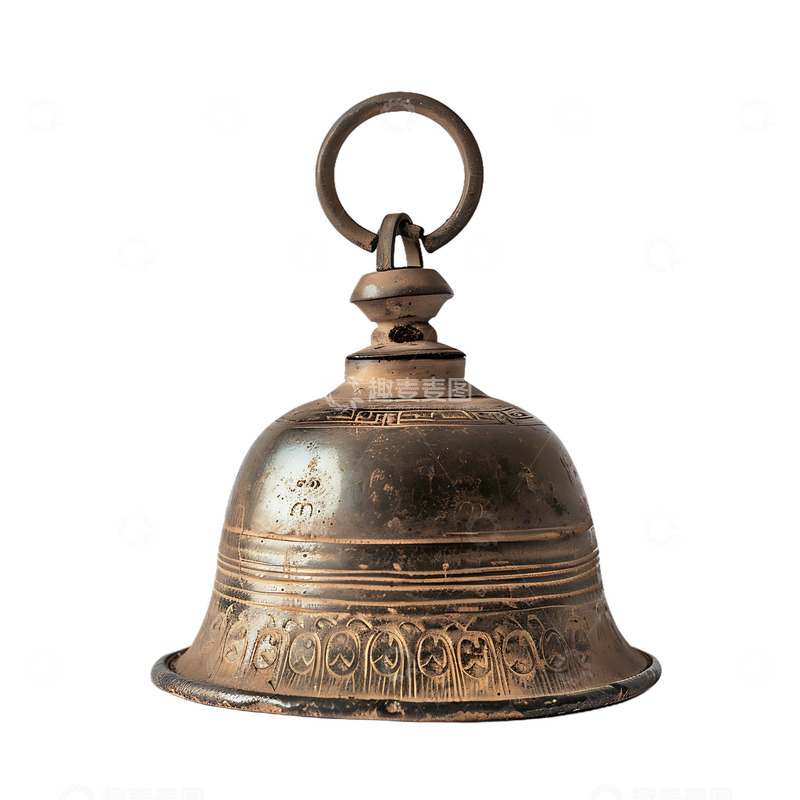 高清大图下载【趣麦麦图】-铃铛古董古物钟