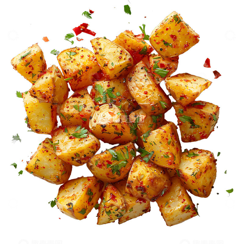 高清大图下载【趣麦麦图】-土豆炒土豆麻辣土豆美食