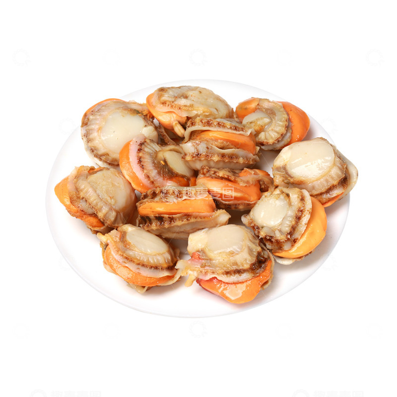 高清大图下载【趣麦麦图】海鲜扇贝肉美食