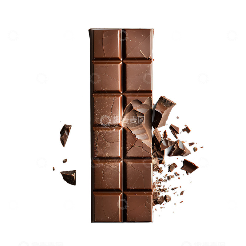 高清大图下载【趣麦麦图】一块巧克力糖果美食食物零食吃的