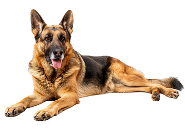 趴着的德国牧羊犬犬宠物小狗狗狗犬