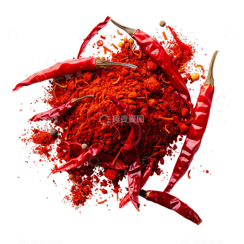 高清大图下载【趣麦麦图】辣椒粉粉末辣椒