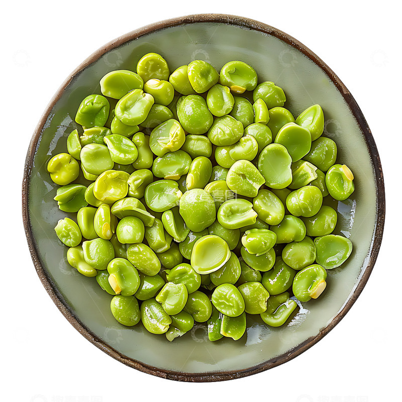 高清大图下载【趣麦麦图】蚕豆一盘豆子豆