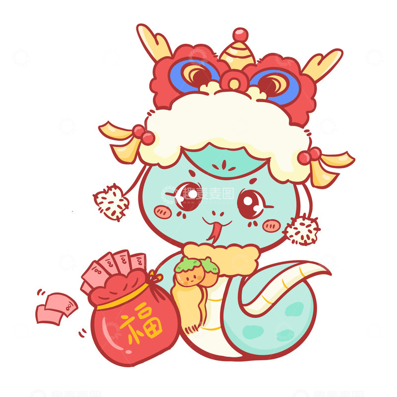 春节 蛇 2025 大吉大利 新年