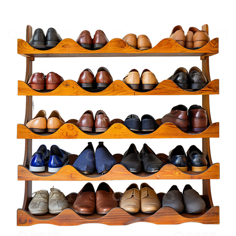 高清大图下载【趣麦麦图】鞋架鞋子放鞋子